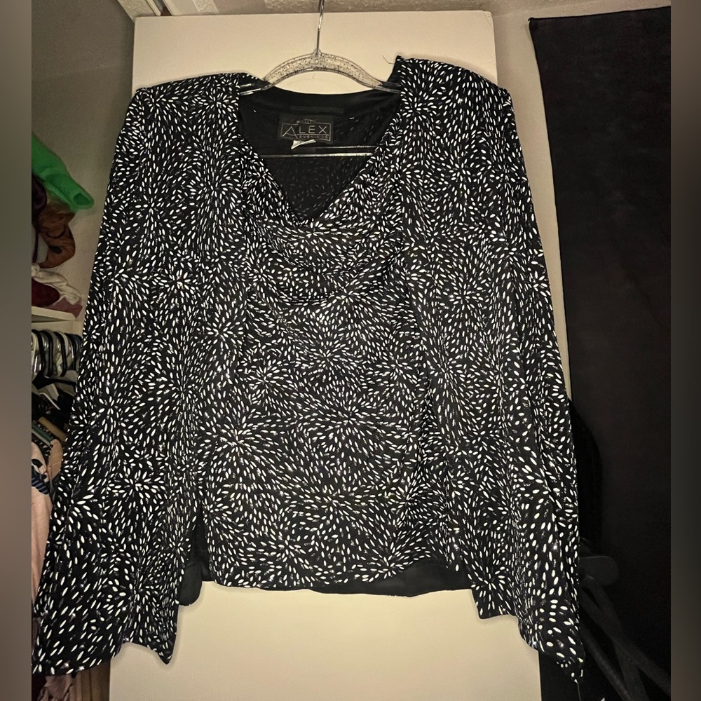 Nordstrom Alex evenings Petite jacket & shirt combo